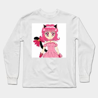 Mew ichigo fanart Long Sleeve T-Shirt